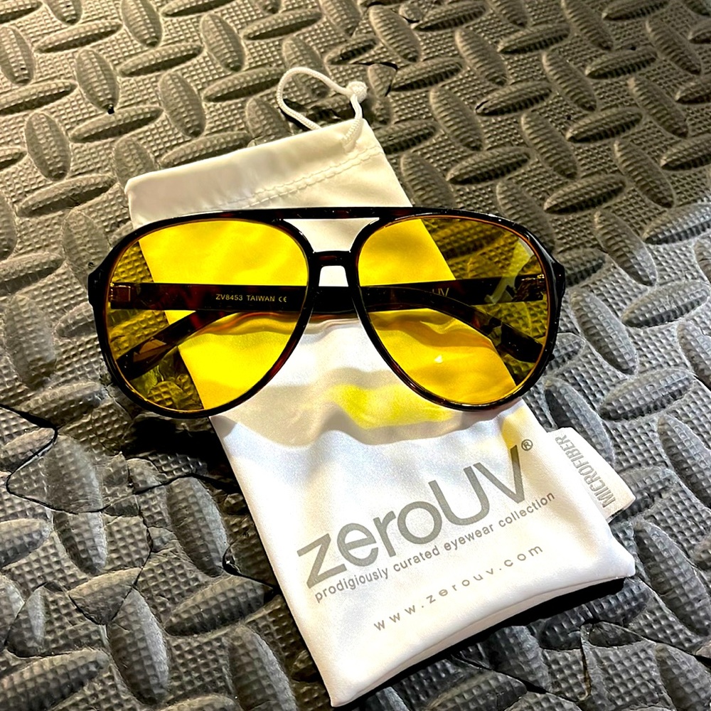 Zero UV Retro Aviator Sunglasses